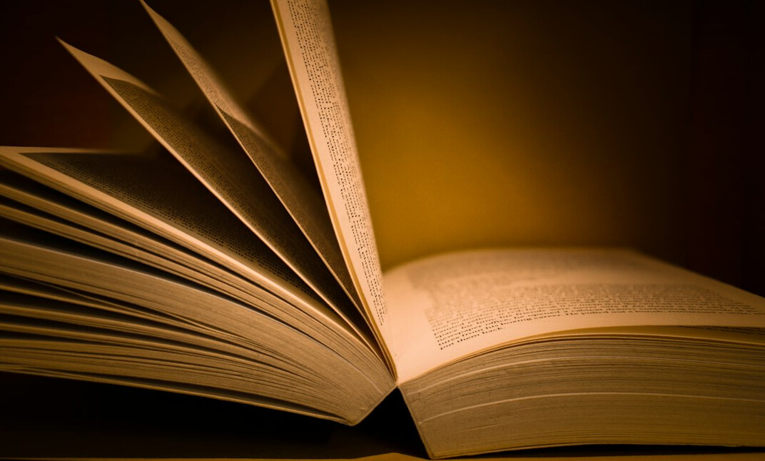 mystery book open