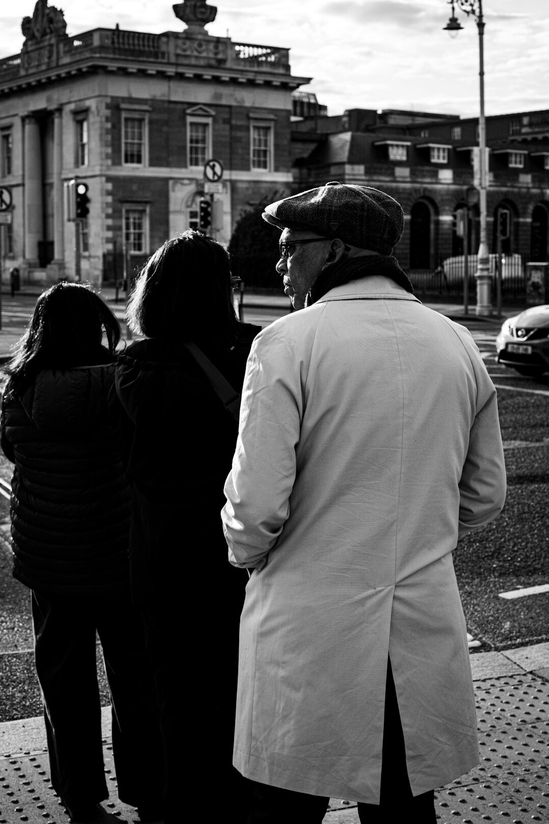 detective investigating scene